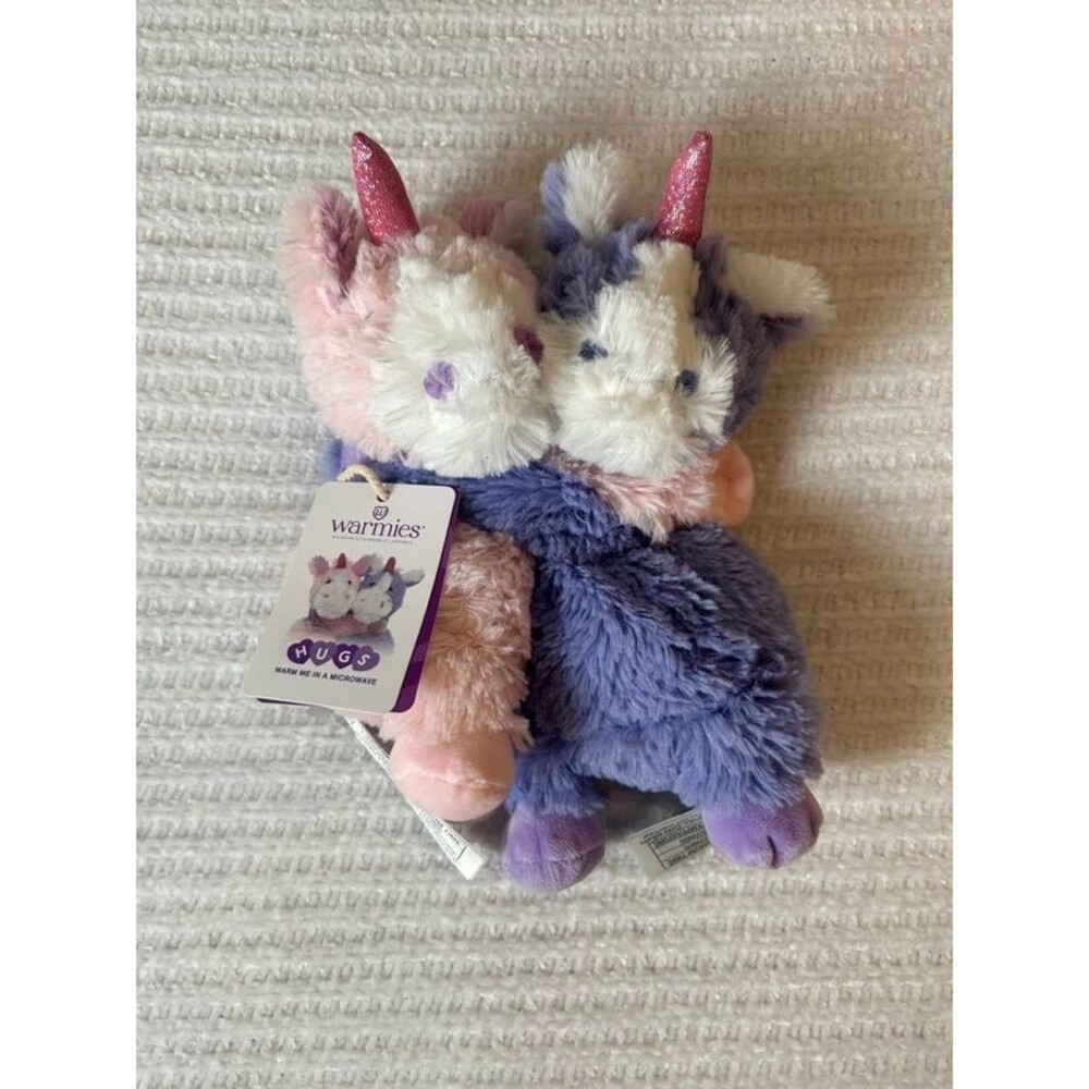 New Warmies Unicorn Hugs Microwavable Weigthed Plushes softgirl kawaii fairy NWT
